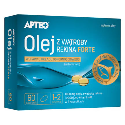 Haifischleberöl Forte APTEO – 60 Kapseln