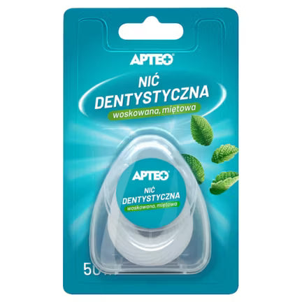 Zahnseide, gewachst, minzig, 50 m – Für gründliche Mundhygiene