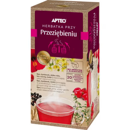 Erkältungstee APTEO, 20 Beutel – Unterstützung für Immunsystem und Atemwege