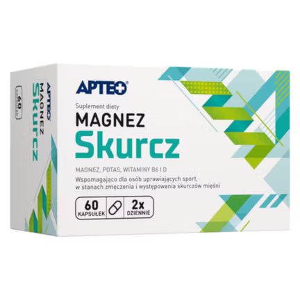 Magnesium APTEO, 60 Kapseln – Unterstützung für Muskelfunktion, Nervensystem und Reduzierung von Müdigkeit