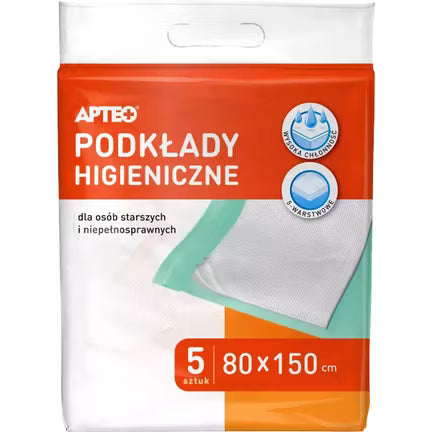 Hygienische Unterlagen APTEO, 80 x 150 cm, 5 Stück