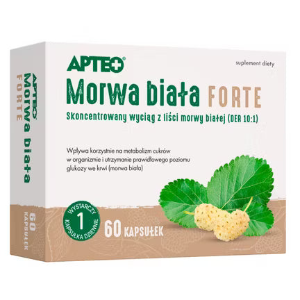 Weiße Maulbeere Forte APTEO – 60 Kapseln
