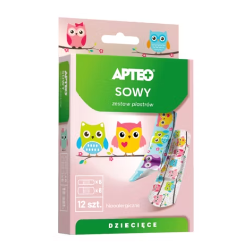 Owl Kinderpflaster hypoallergen - 12 Stück Wundschutz