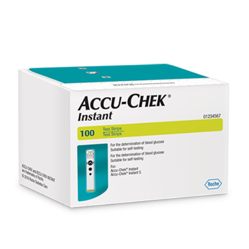 Accu-Chek Instant Teststreifen 100 Stück – Blutzuckermessung leicht gemacht