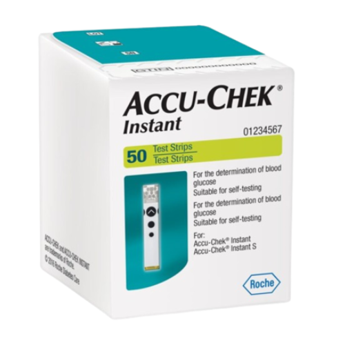 Accu-Chek Instant Teststreifen 50 Stück – Blutzuckermessung leicht gemacht