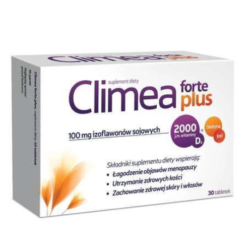 Climea Forte Plus – Nahrungsergänzungsmittel bei Menopausebeschwerden