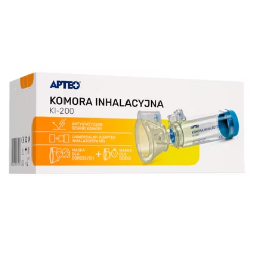 KI-200 Inhalationskammer mit Masken für Erwachsene/ Kinder, Asthma, Atemtherapie
