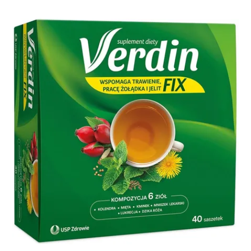 VERDIN FIX 40 Beutel Kräutertee für die Verdauung, Verdauungssystem, Verdauung