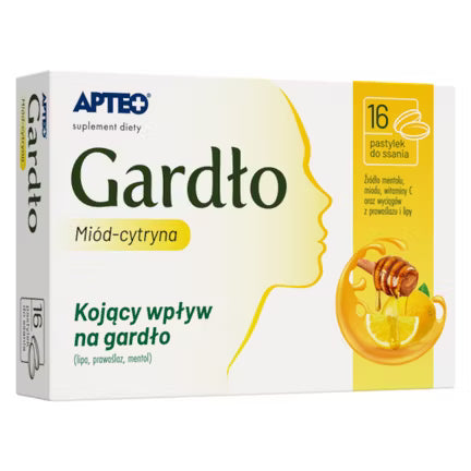 Hals Lutschtabletten Honig-Zitrone APTEO, 16 Stück