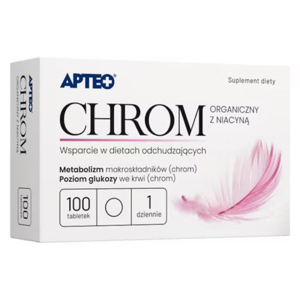 Organisches Chrom mit Niacin, 100 Tabletten