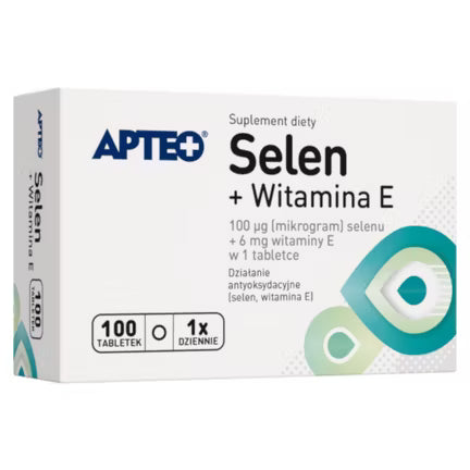 Selen + Vitamin E APTEO – 100 Tabletten