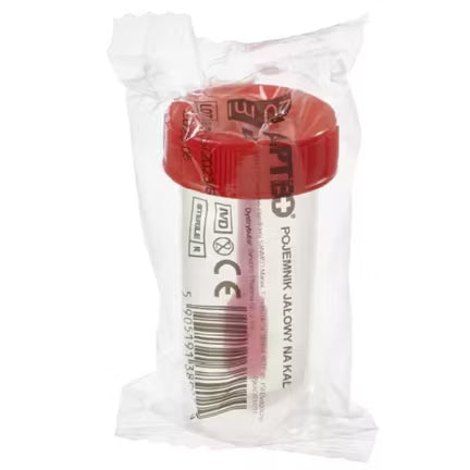 Sterilbehälter für Stuhl, 20 ml – SYNOPTIS PHARMA