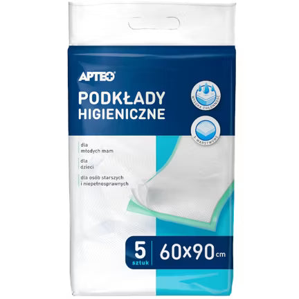 Hygienische Unterlagen APTEO, 60 x 90 cm, 5 Stück