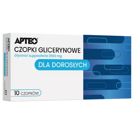 Glycerin-Zäpfchen für Erwachsene APTEO, 2500 mg, 10 Stück