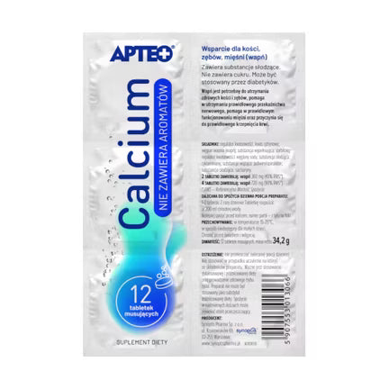 Calcium APTEO, geschmacklos, 12 Brausetabletten