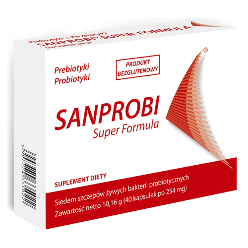 Sanprobi Super Formuła – Probiotikum zur Unterstützung einer gesunden Darmflora und Immunfunktion